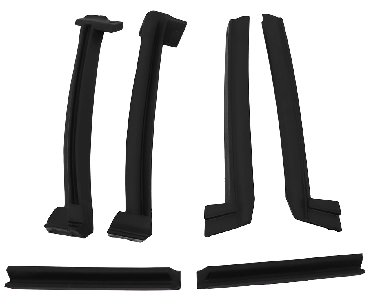 1986-1996 Corvette WS Convertible Top Roof Rails - 6pc Set - USA - CA-52336-Corvette-Store-Online