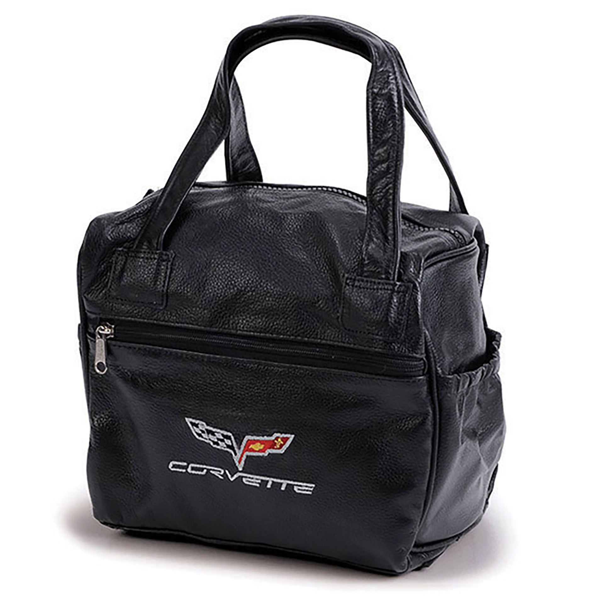 2005-2013 Corvette Leather Car Kit - W/C6 Logo & Script - Black - CA-52421-Corvette-Store-Online