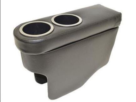 1963-1966 Corvette C2 Bullet Console - Dual Cup Holders - Black - CA-52630-Corvette-Store-Online
