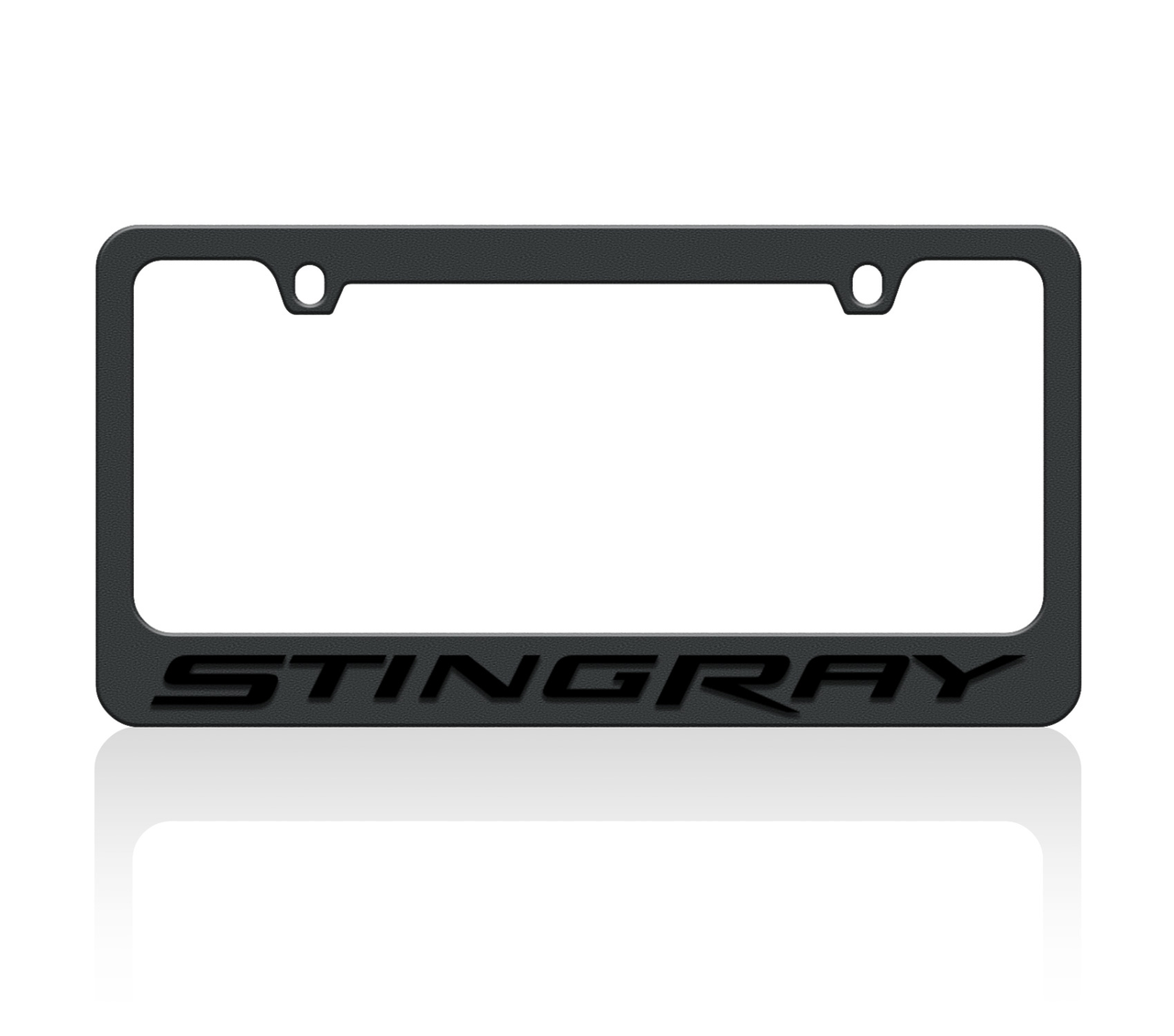 Chevrolet Corvette C7 Stingray Black License Plate Frame