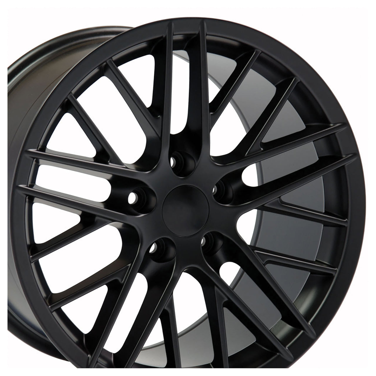 1988-2004 Corvette C6 ZR1 Style Wheel Set - Satin Black - CA-53533-Corvette-Store-Online