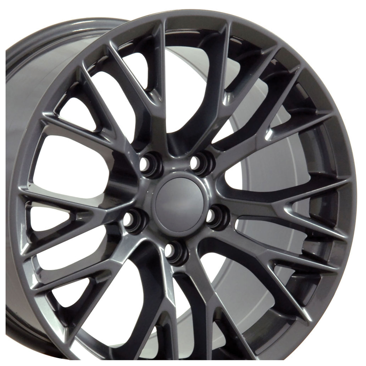 1988-2004 Corvette C7 Z06 Style Wheel Set - Gunmetal - CA-53535-Corvette-Store-Online