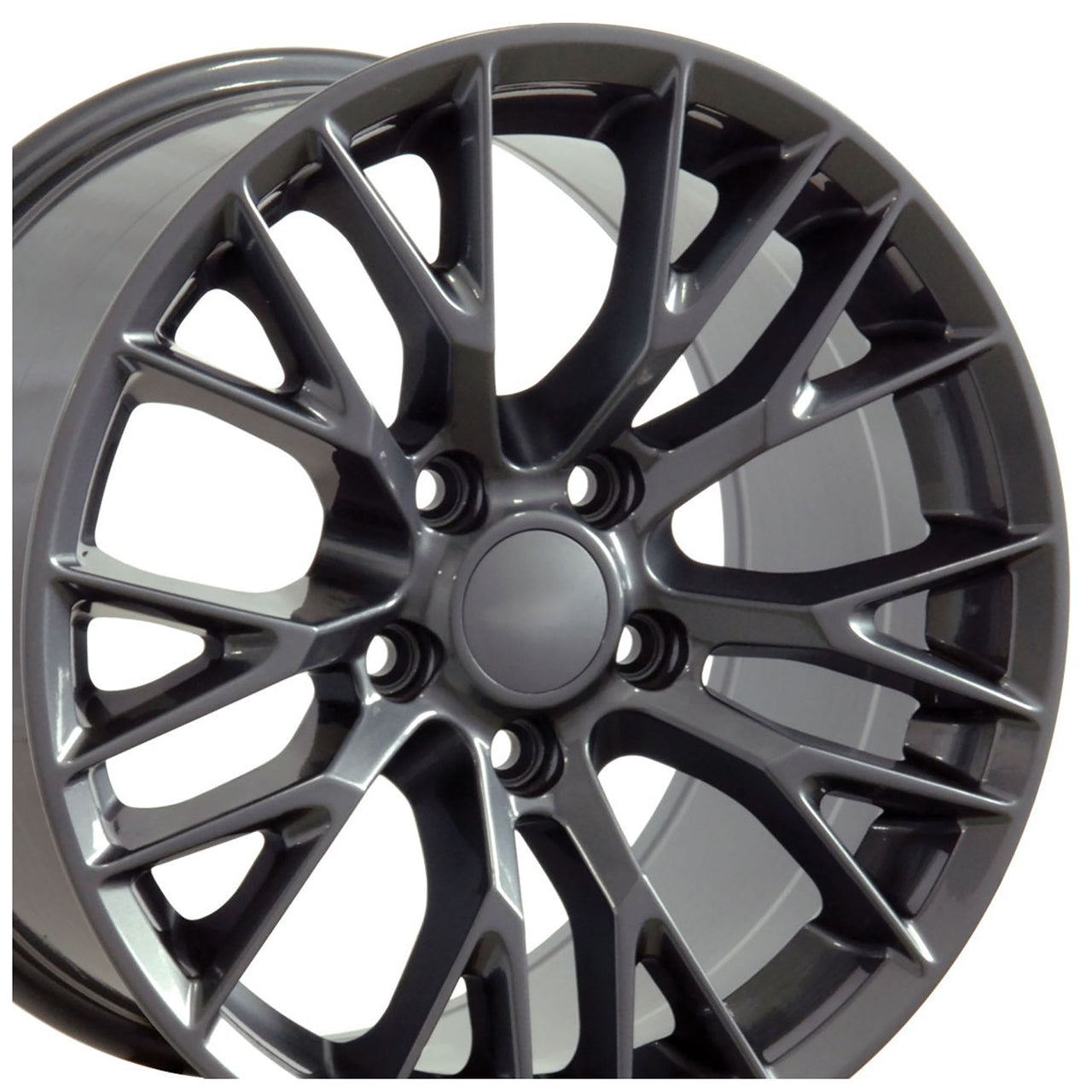 2005-2013 Corvette C7 Z06 Style Wheel Set - Gunmetal - CA-53536-Corvette-Store-Online