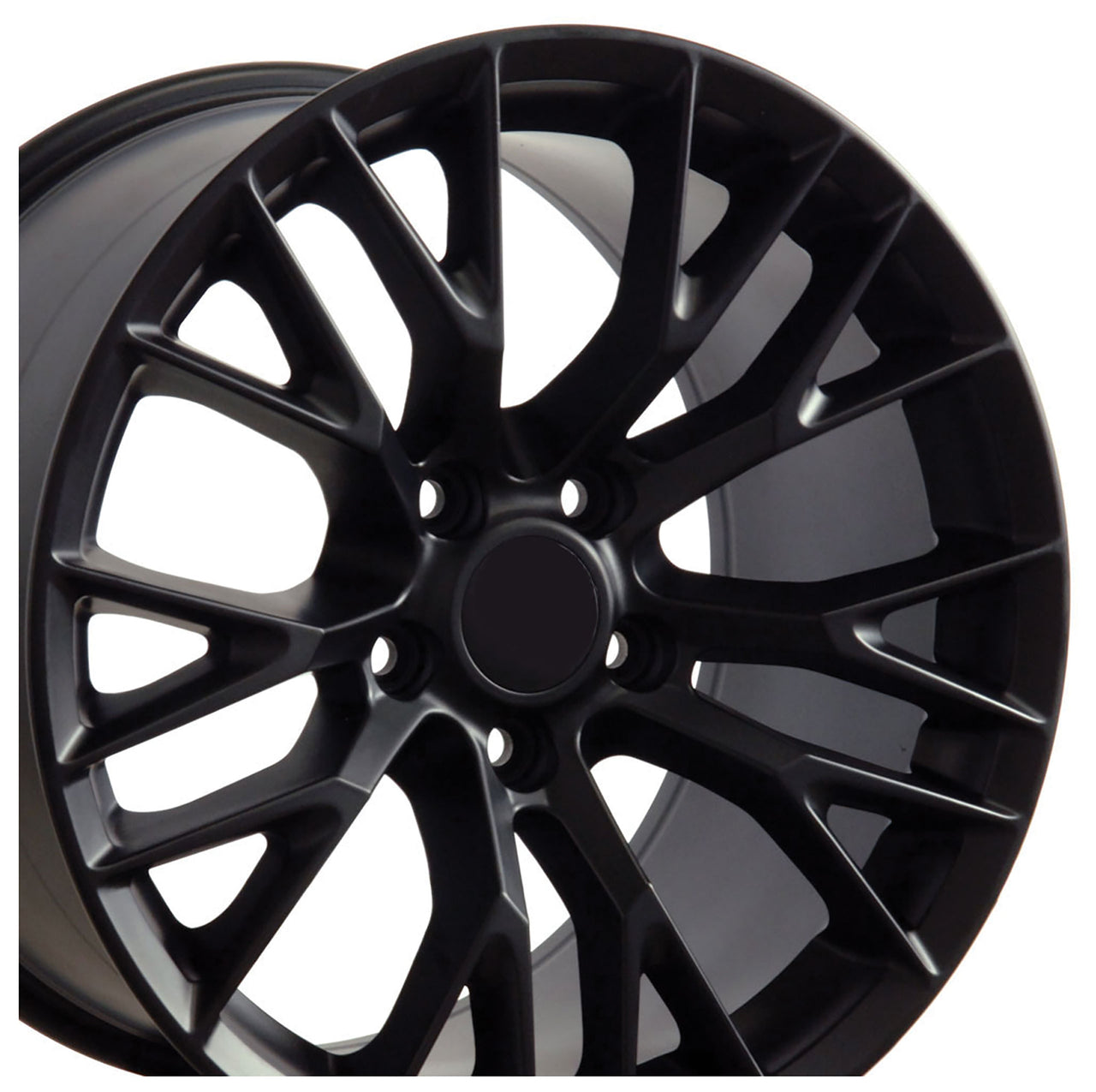 1988-2004 Corvette C7 Z06 Style Wheel Set - Satin Black - CA-53538-Corvette-Store-Online