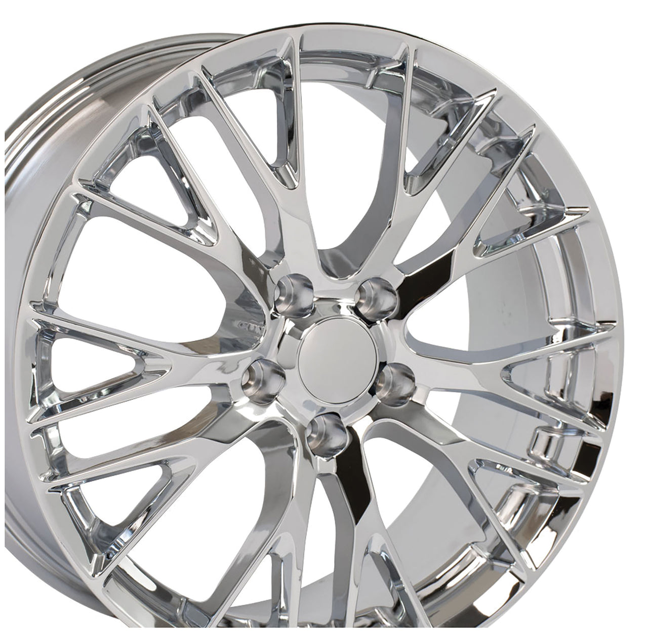 2005-2019 Corvette C7 Z06 Style Wheel Set - Chrome Flow Formed - CA-53543-Corvette-Store-Online