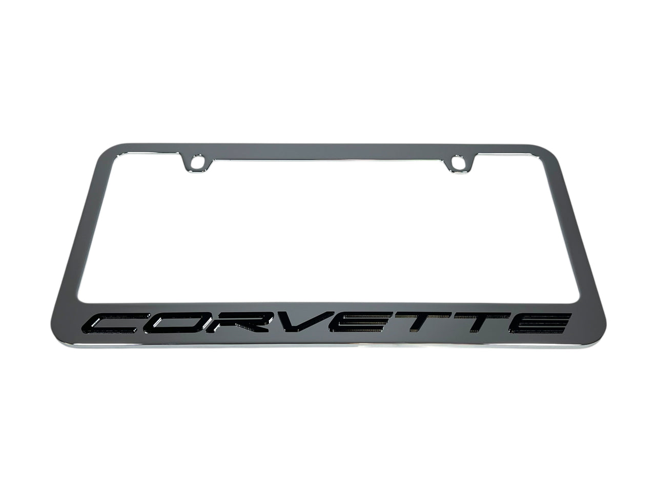 Chevrolet Corvette C8 Chrome License Plate Frame