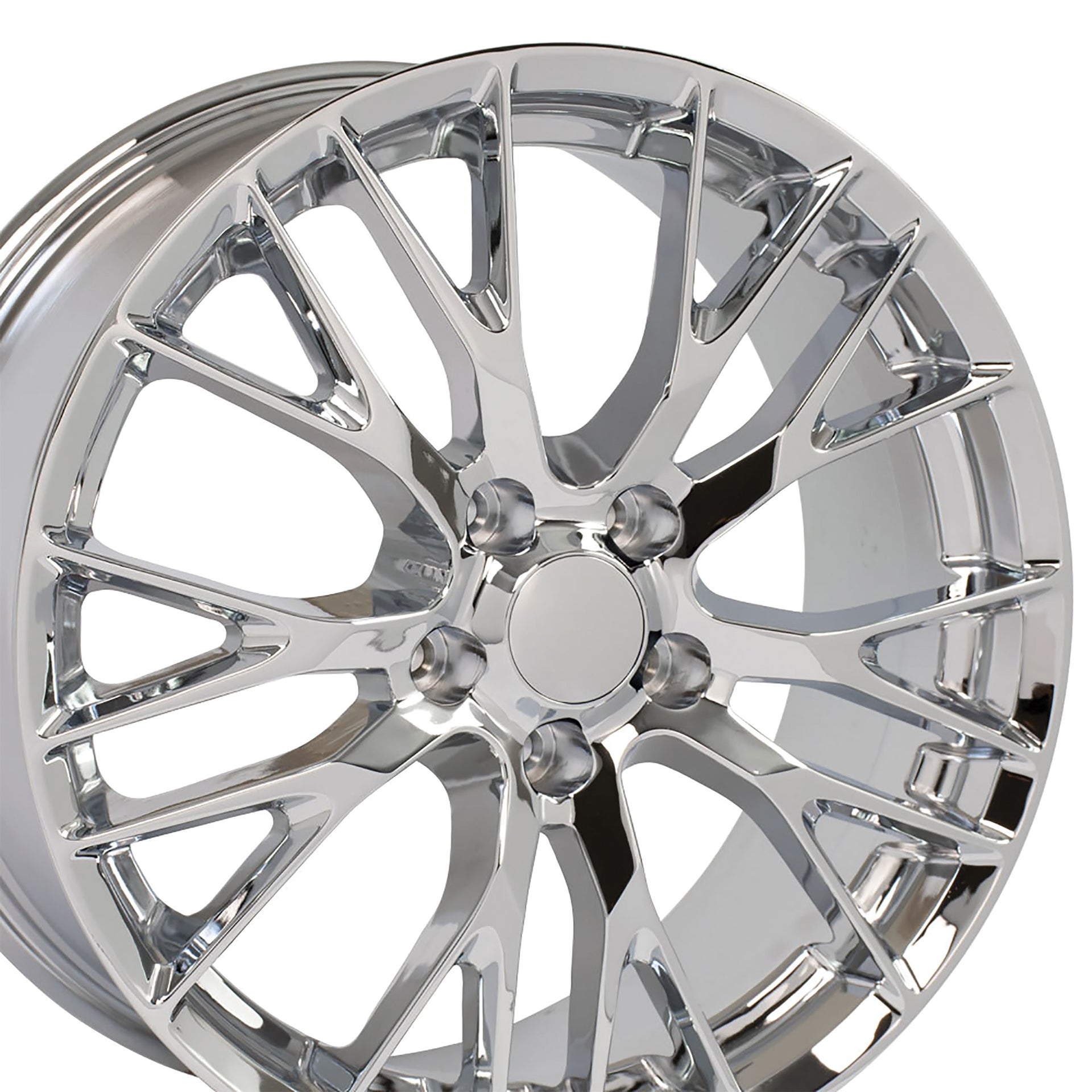 2006-2013 Corvette C7 Z06 Style Chrome Wheel 19x12 59mm Offset - CA-56016-Corvette-Store-Online