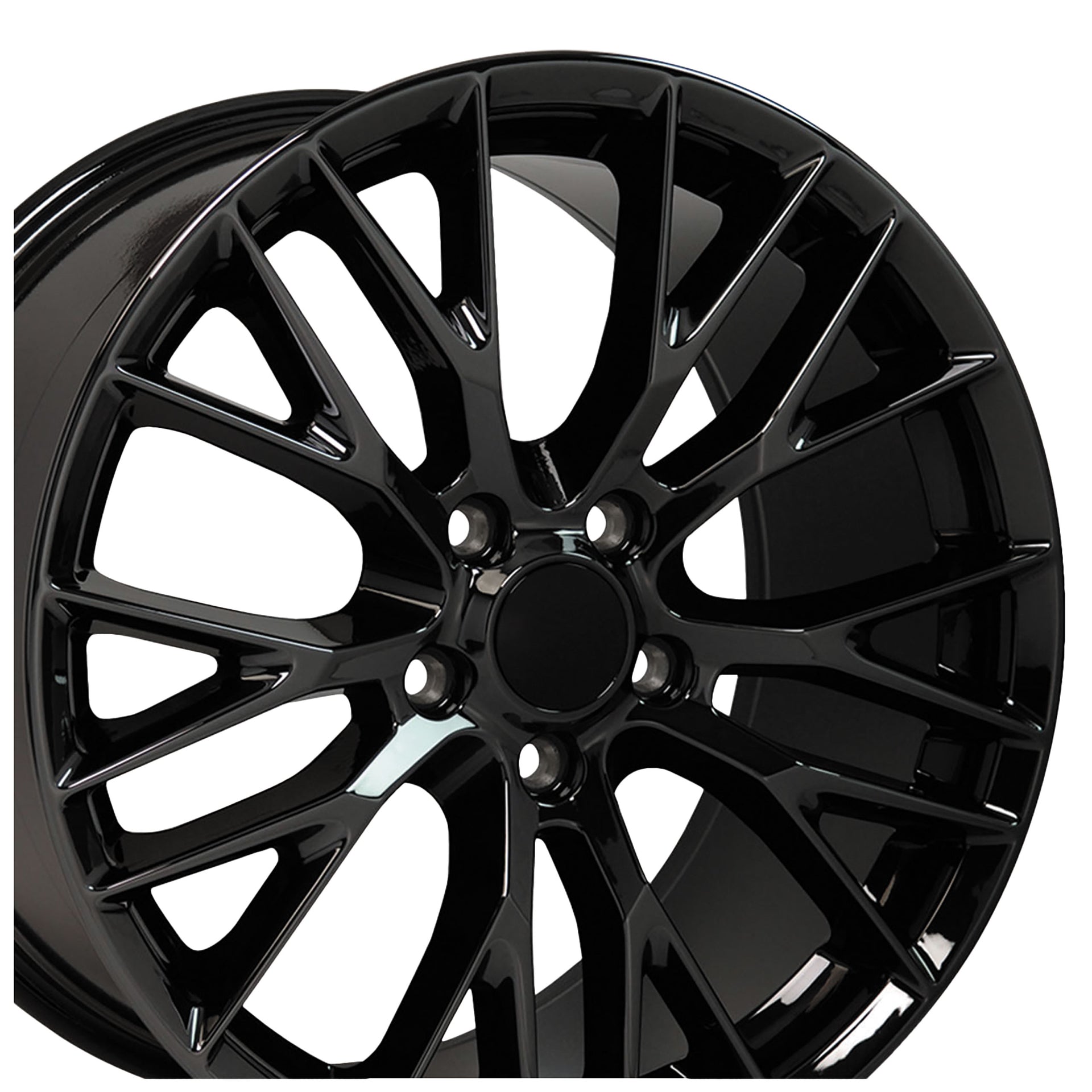 2006-2013 Corvette C7 Z06 Style Gloss Black Wheel 18x95 40mm Offset - CA-56017-Corvette-Store-Online