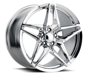 2006-2019 Corvette C7 ZR1 Style Chrome Wheel 20x12 59mm Offset - CA-56028-Corvette-Store-Online