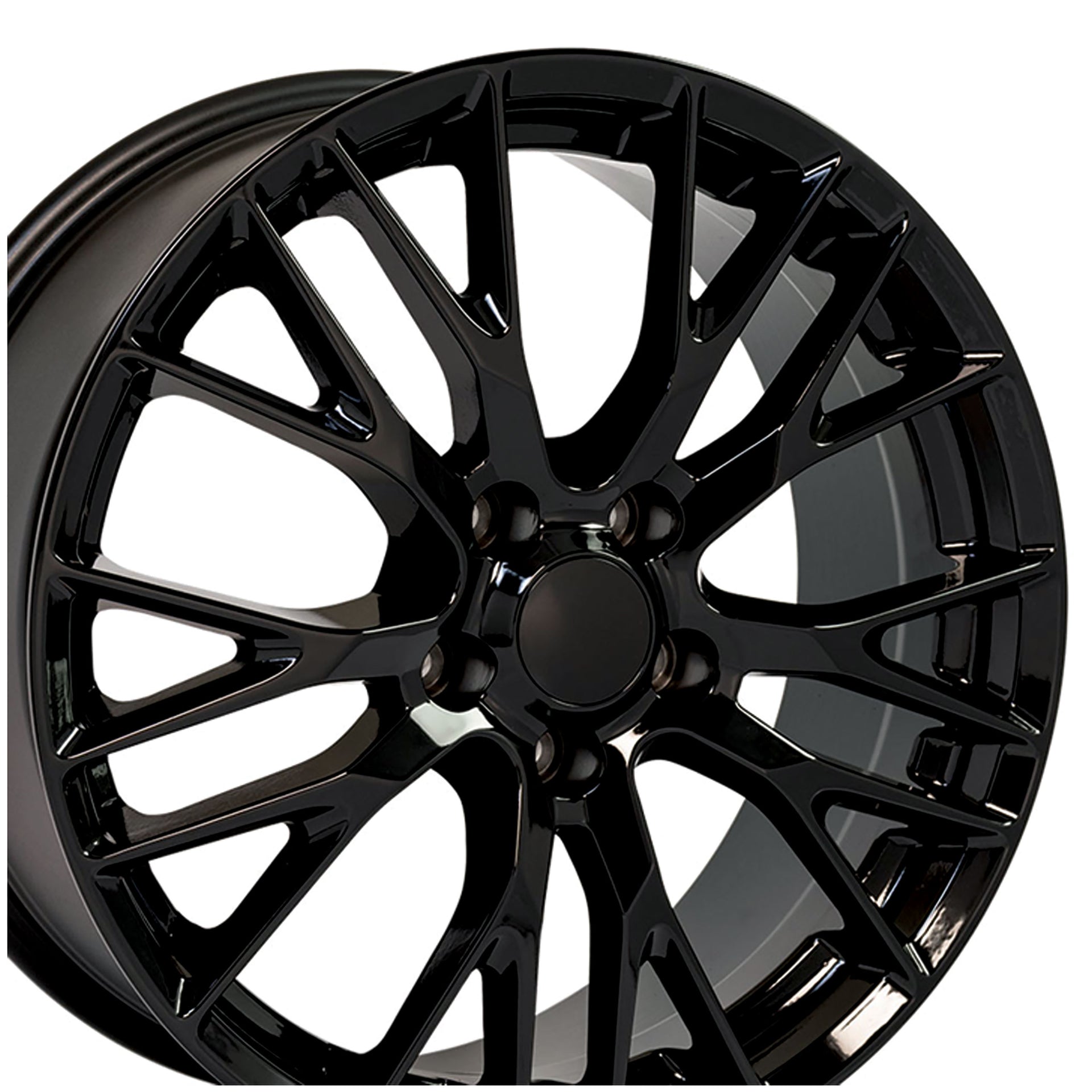 2006-2013 Corvette C7 Z06 Style Wheel Set - Gloss Black - CA-56053-Corvette-Store-Online