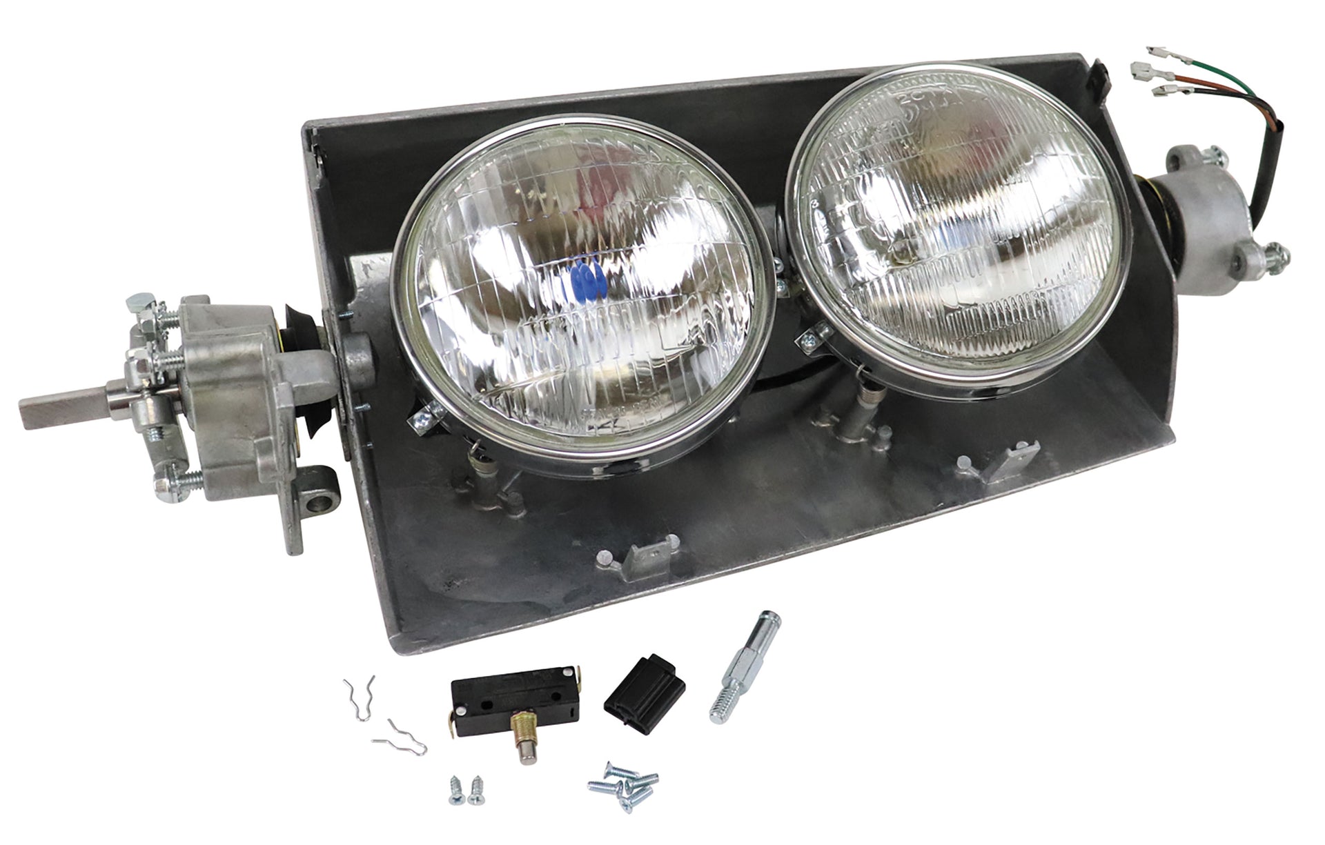 1963-1967 Corvette Headlight Assembly LH W/O Bezel - CA-57016-Corvette-Store-Online