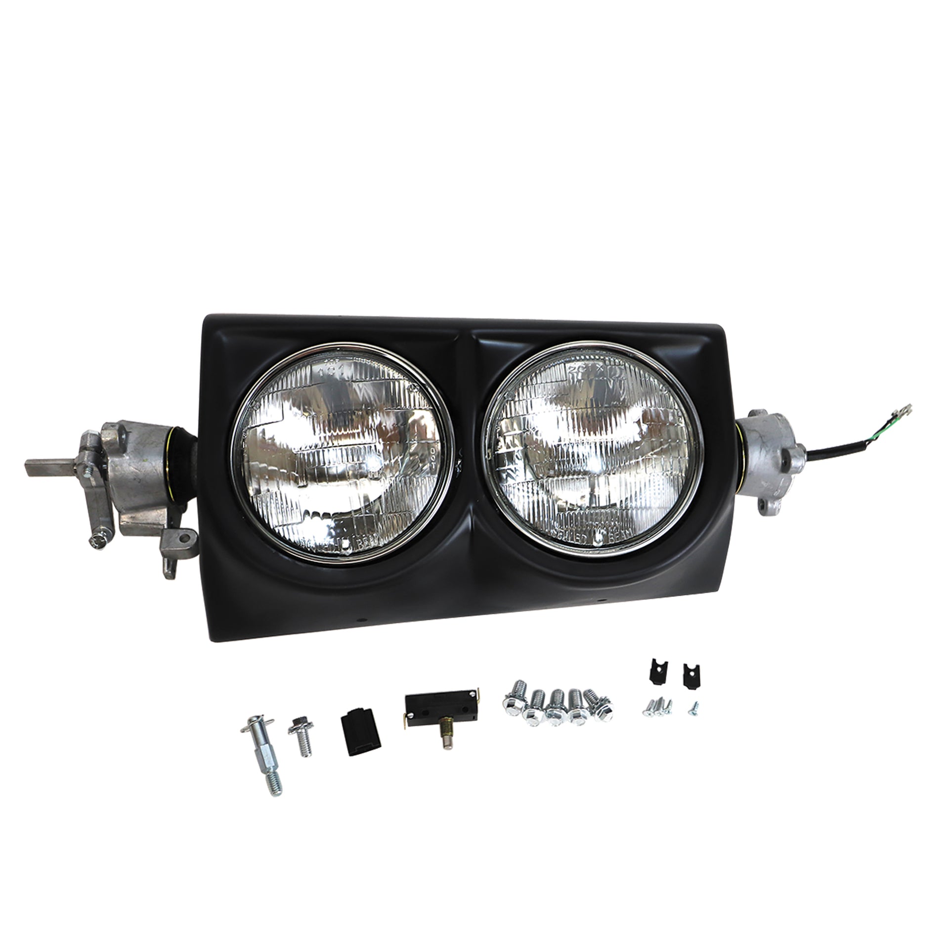 1963-1967 Corvette Headlight Assembly LH W/Bezel - CA-57018-Corvette-Store-Online