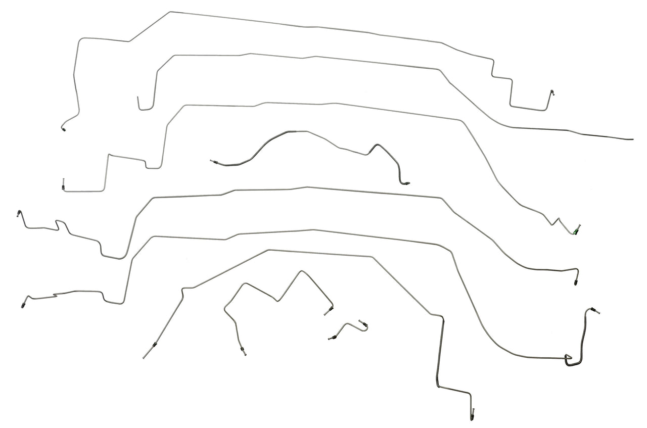 1988-1991 Corvette Complete Brake Line Kit (9 Pc) In Original Equipment Material - CA-57506-Corvette-Store-Online