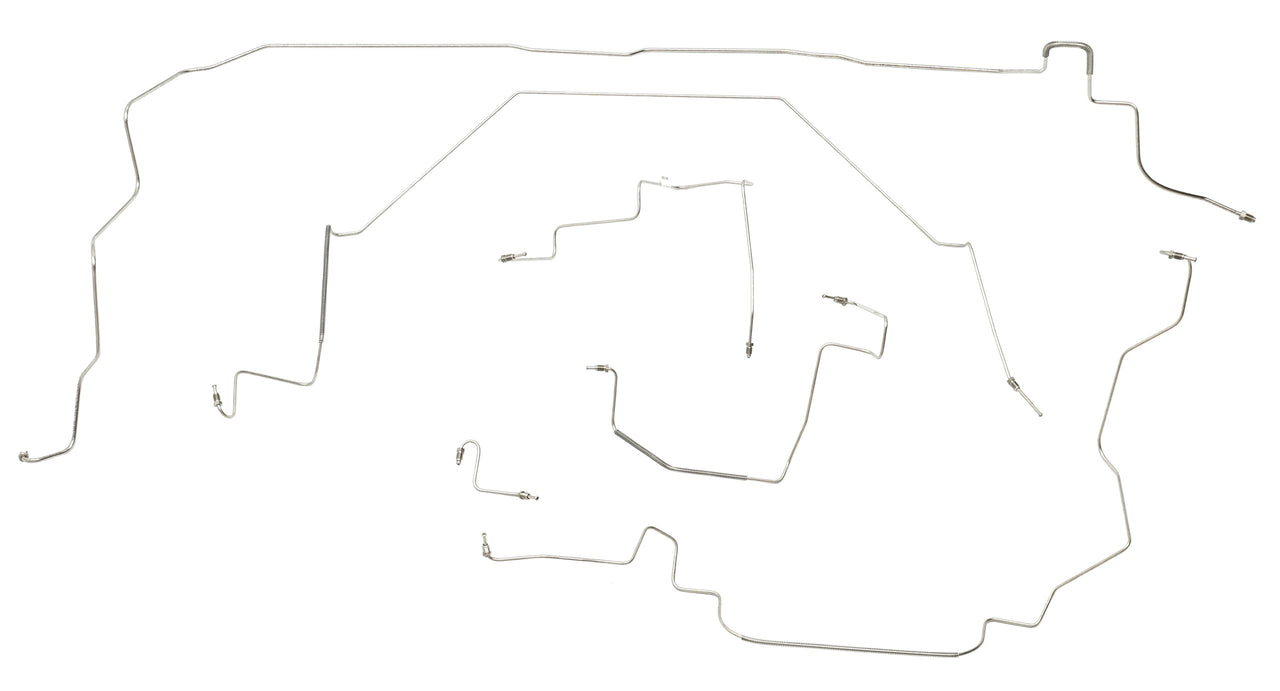 1984-1985 Corvette Complete Brake Line Kit (6 Pc) In Original Equipment Material - CA-57511-Corvette-Store-Online