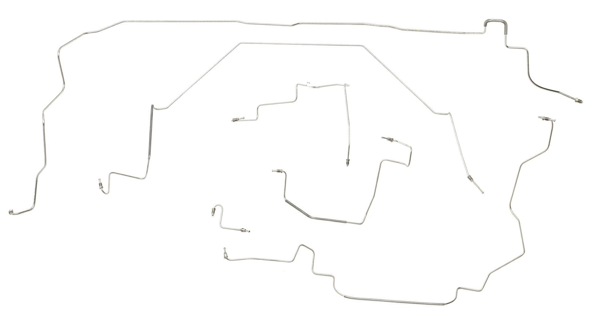 1984-1985 Corvette Complete Brake Line Kit (6 Pc) In Original Equipment Material - CA-57511-Corvette-Store-Online