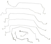 1994-1995 Corvette Complete Brake Line Kit (8 Pc) In Stainless Steel - CA-57521-Corvette-Store-Online