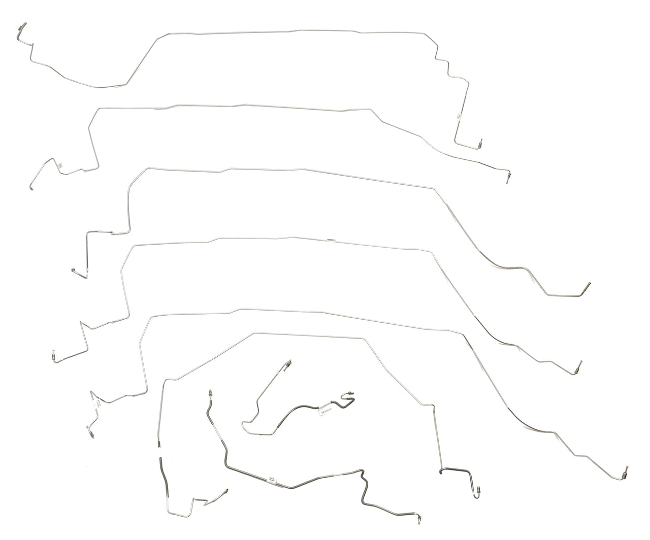 1992-1993 Corvette Complete Brake Line Kit (13 Pc) In Original Equipment Material W/Rubber Hoses - CA-57528-Corvette-Store-Online