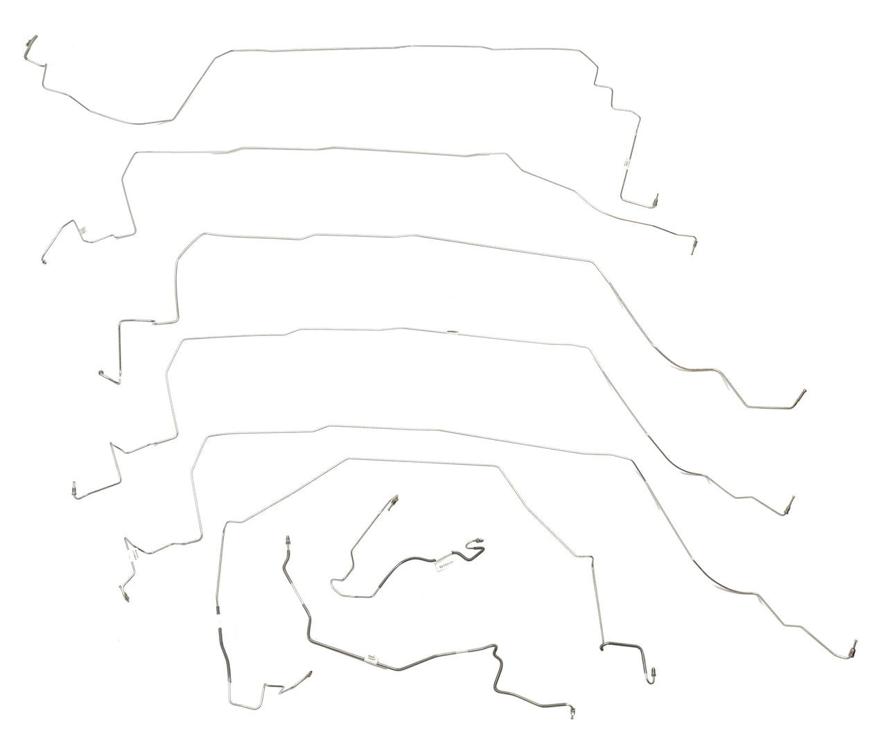 1992-1993 Corvette Complete Brake Line Kit (9 Pc) In Stainless Steel - CA-57531-Corvette-Store-Online