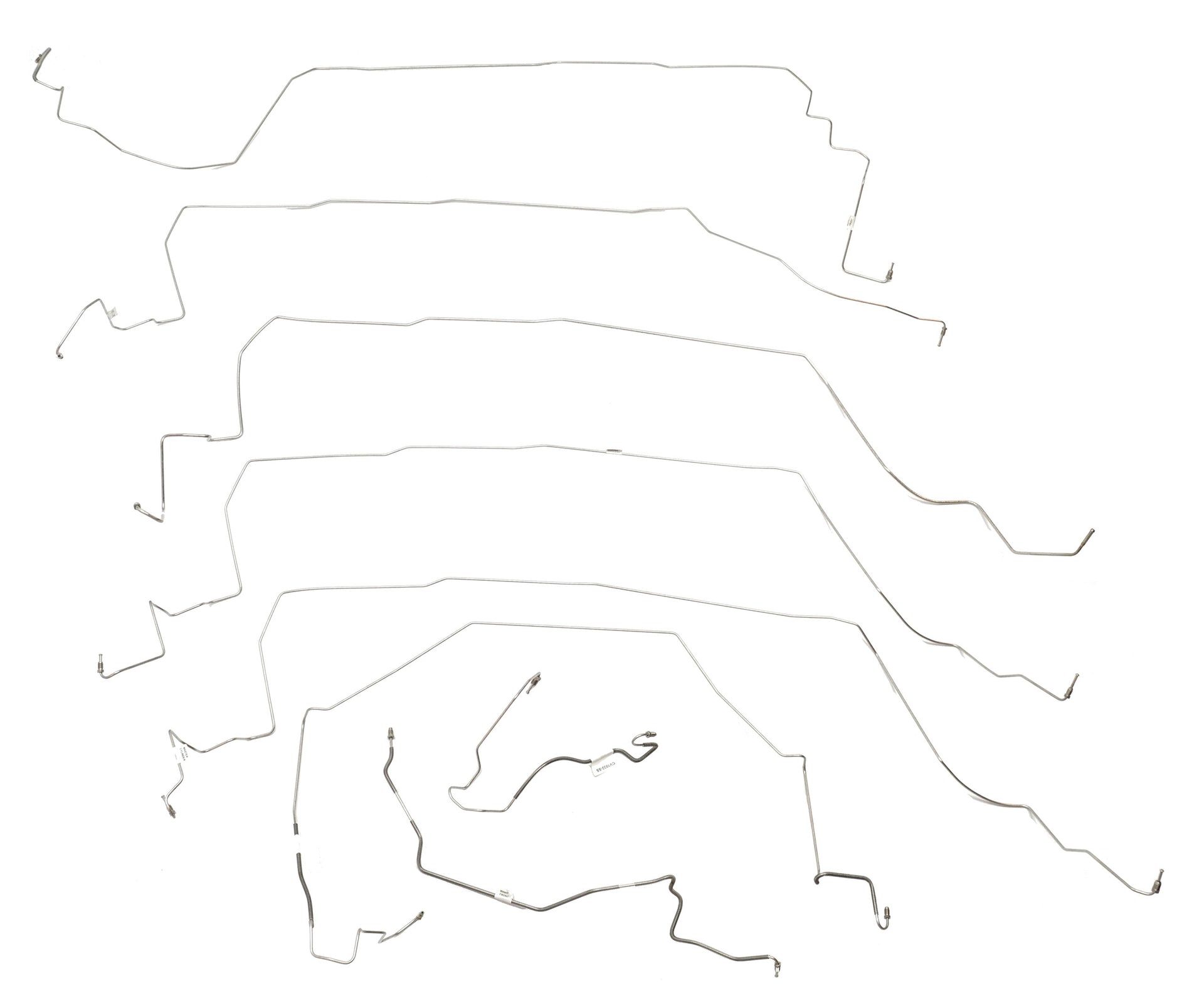 1992-1993 Corvette Complete Brake Line Kit (9 Pc) In Stainless Steel - CA-57531-Corvette-Store-Online
