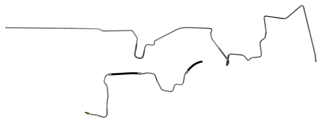 1984-1984 Corvette Fuel Supply Line In Stainless Steel Material (2 Pc) - CA-57554-Corvette-Store-Online