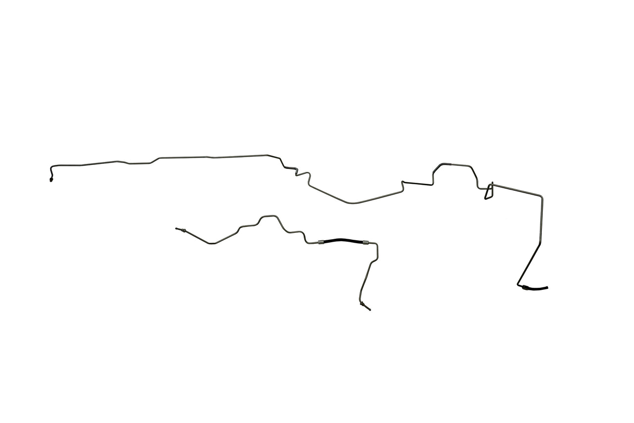 1985-1987 Corvette Fuel Return Line In Stainless Steel Material (2 Pc) - CA-57585-Corvette-Store-Online