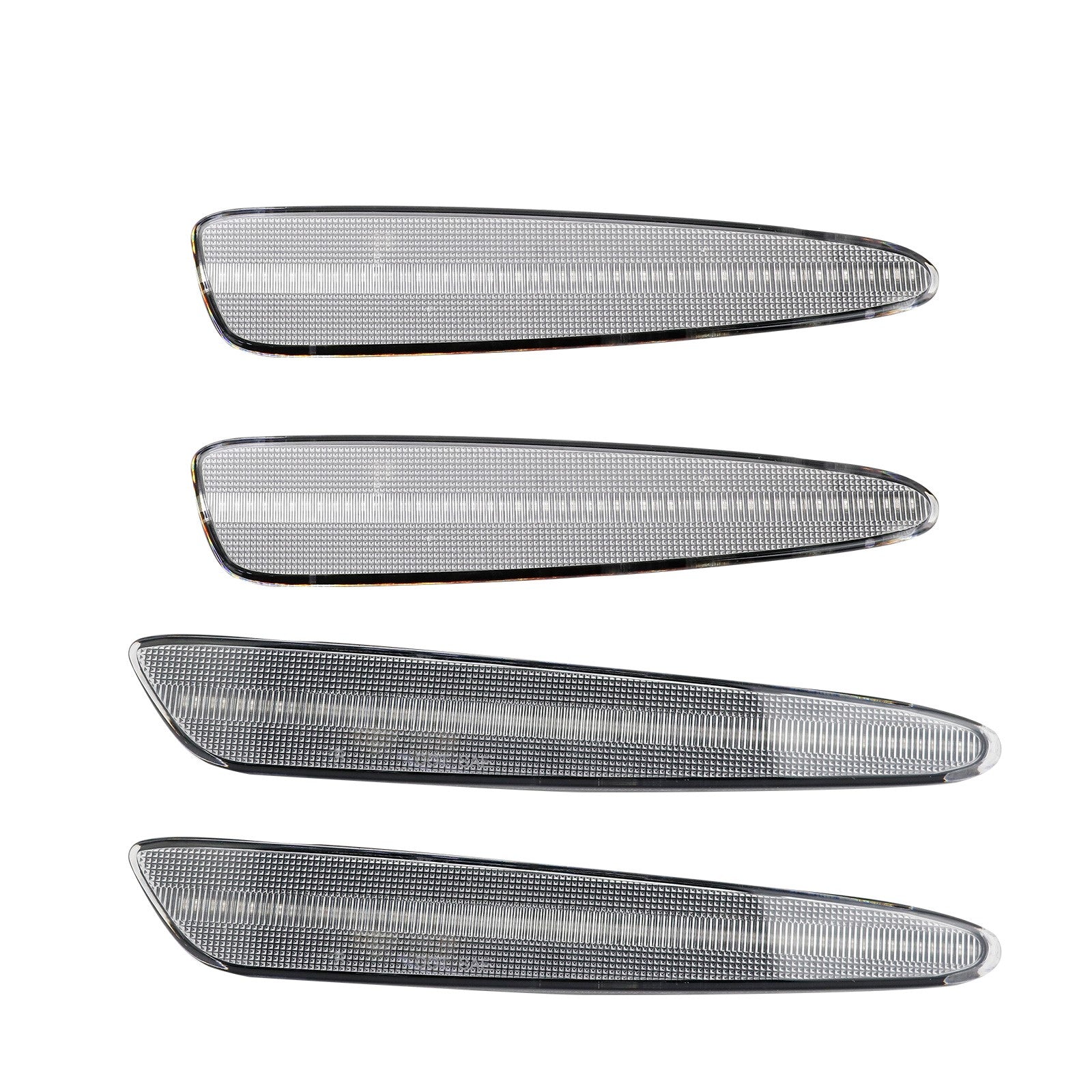 2005-2013 Corvette LED Sidemarker Assemblies W/Clear Lenses - Front & Rear - CA-57687-Corvette-Store-Online