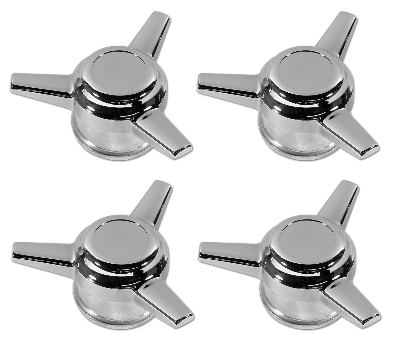 1976-1982 Corvette Knockoff Spinner Kit W/Emblems For YJ8 Aluminum Wheels - CA-57917-Corvette-Store-Online