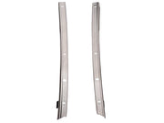 1968-1976 Corvette Windshield Pillar Post Weatherstrip Retainers W/Clips Left & Right - Stainless - CA-58594-Corvette-Store-Online