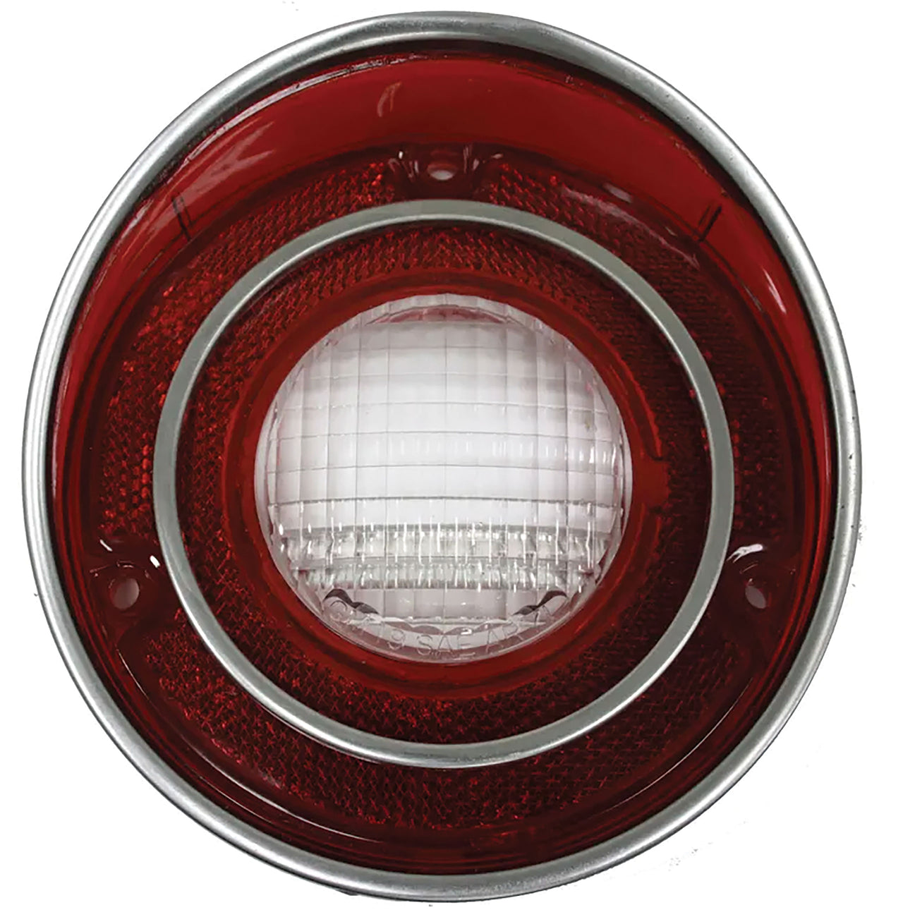 1971-1973 Corvette Backup Light Lens - 1971L - With Domed Center - CA-58618-Corvette-Store-Online