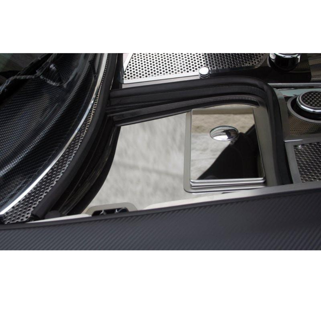 C5 Corvette Fuse Box Cover - Polished Stainless Steel