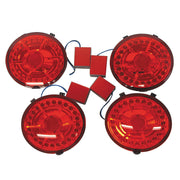 2005-2013 Corvette Eagle Eye LED Tail Lights - Red - CA-60800-Corvette-Store-Online