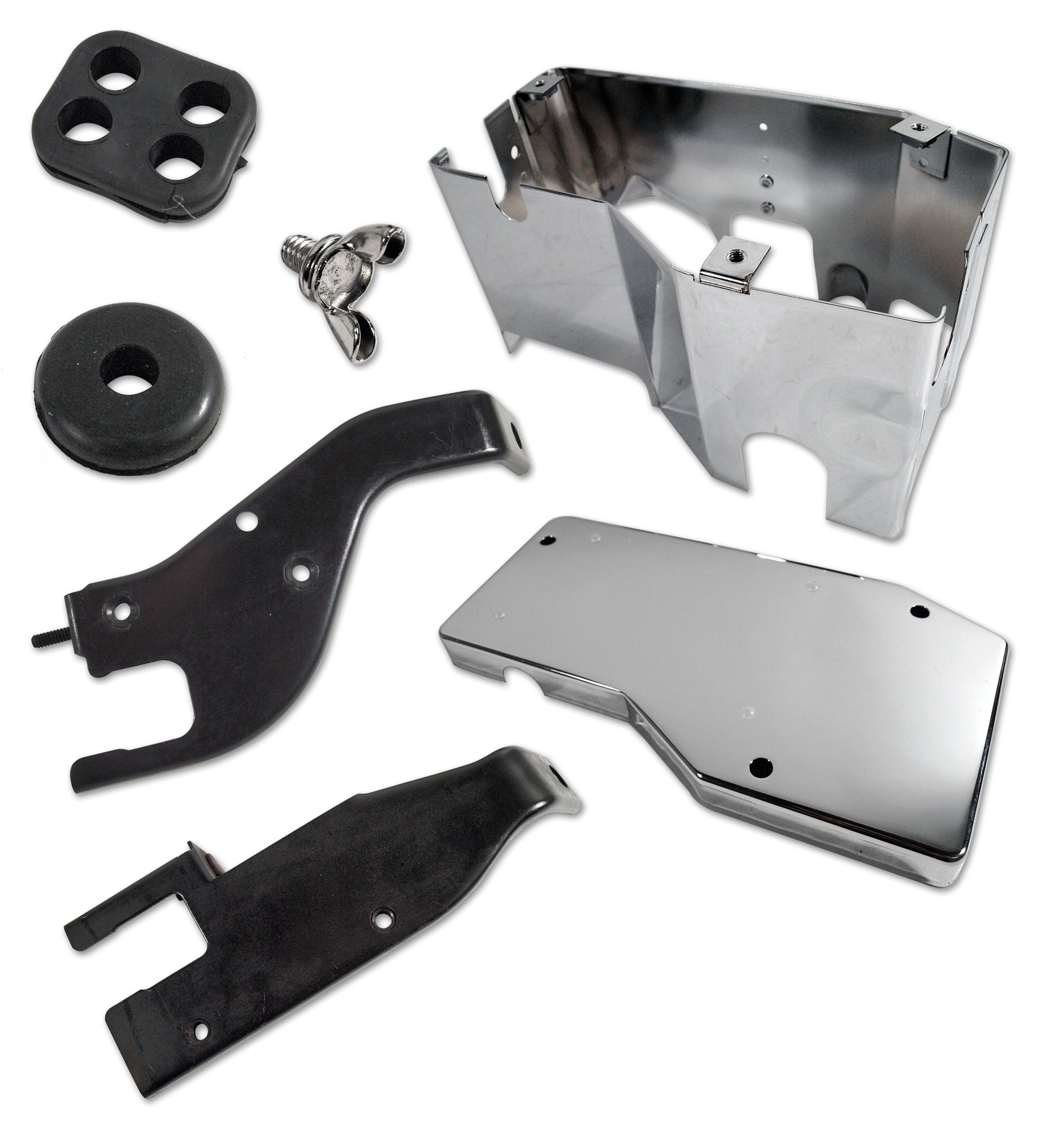 1968-1969 Corvette Ignition Shield Set 427 3X2 7 Piece - CA-6261-Corvette-Store-Online