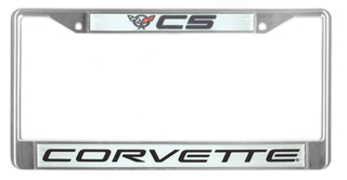 Chevrolet Corvette C5 Chrome License Plate Frame