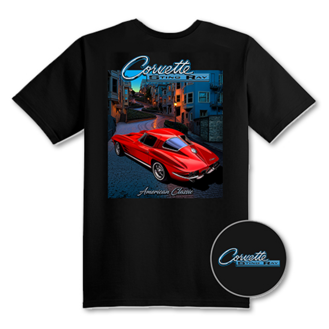 ’63 Split Window Corvette American Classic T-Shirt