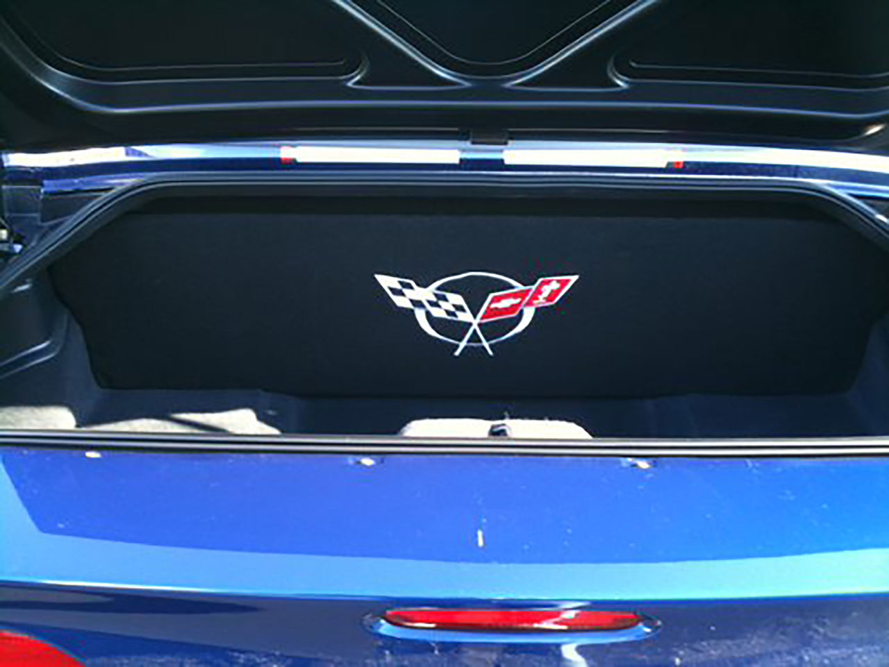 1997-2004 Corvette Quiet-Ride Compartment Divider - C5 Logo - CA-67082-Corvette-Store-Online