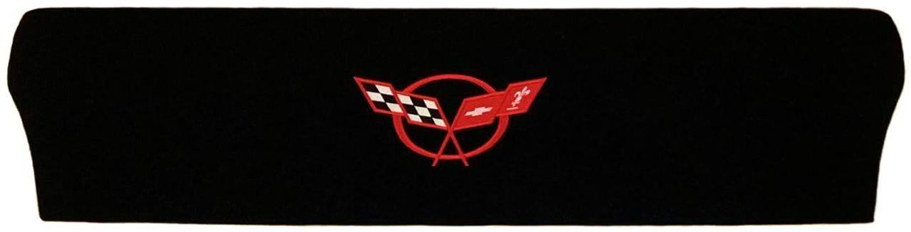 1997-2004 Corvette Quiet-Ride Compartment Divider - C5 Logo - Red - CA-67083-Corvette-Store-Online