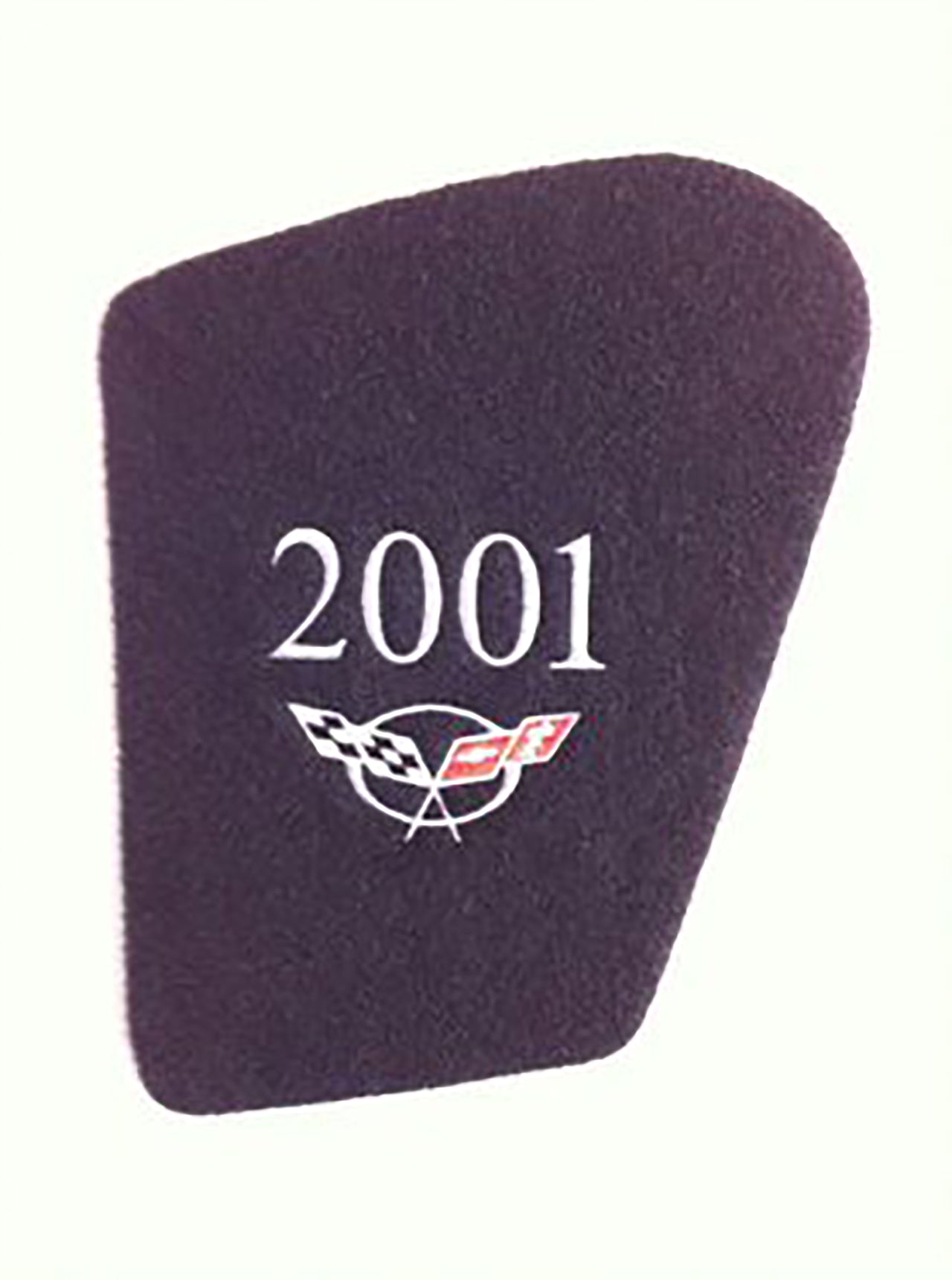 2002-2002 Corvette Underhood Insert - C5 Crossflag Logo And Year - CA-67110-Corvette-Store-Online