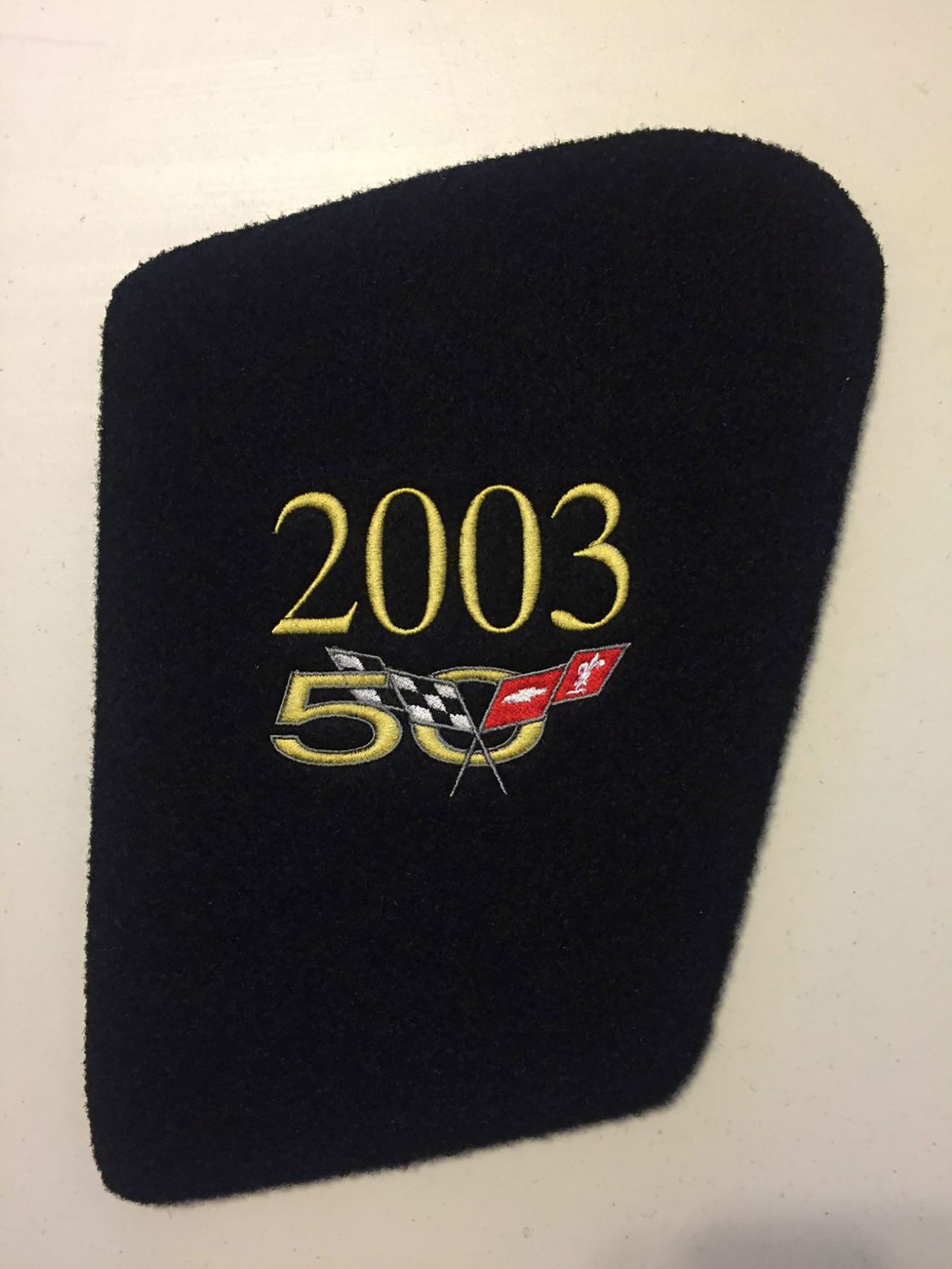 2003-2003 Corvette Underhood Insert - 2003 50th Logo - CA-67120-Corvette-Store-Online
