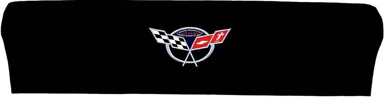 2004-2004 Corvette Quiet-Ride Compartment Divider - C5 Lemans Crossflag Commemorative Emblem - CA-67127-Corvette-Store-Online