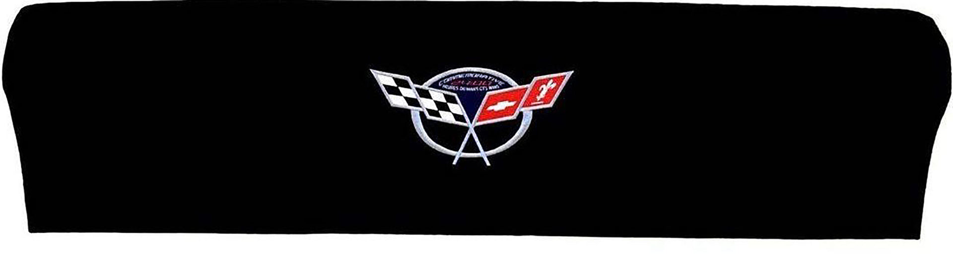 2004-2004 Corvette Quiet-Ride Compartment Divider - C5 Lemans Crossflag Commemorative Emblem - CA-67127-Corvette-Store-Online