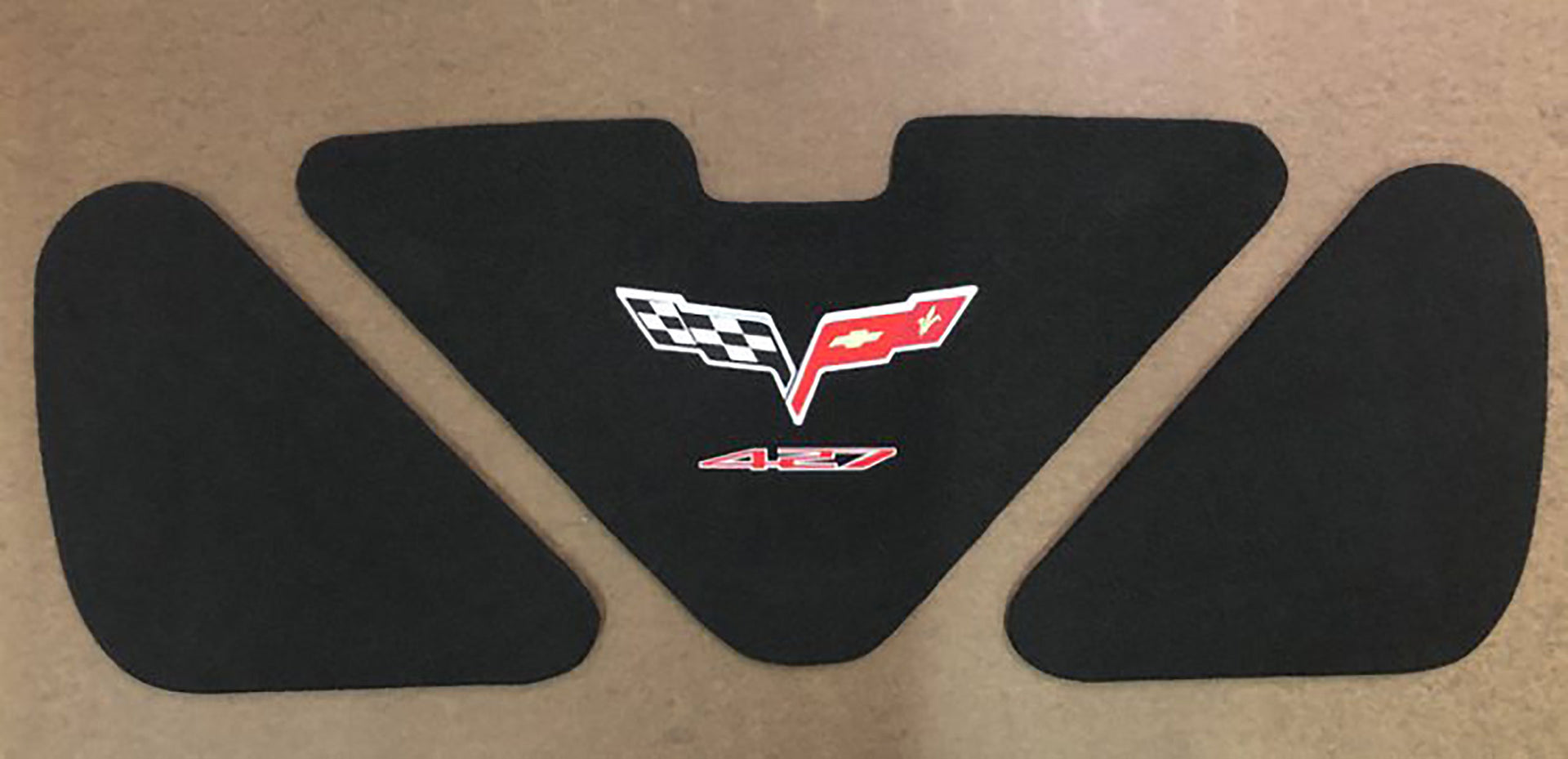 2013-2013 Corvette 3-Piece Trunk/Deck Lid Liner - C6 Logo 427 - CA-67137-Corvette-Store-Online