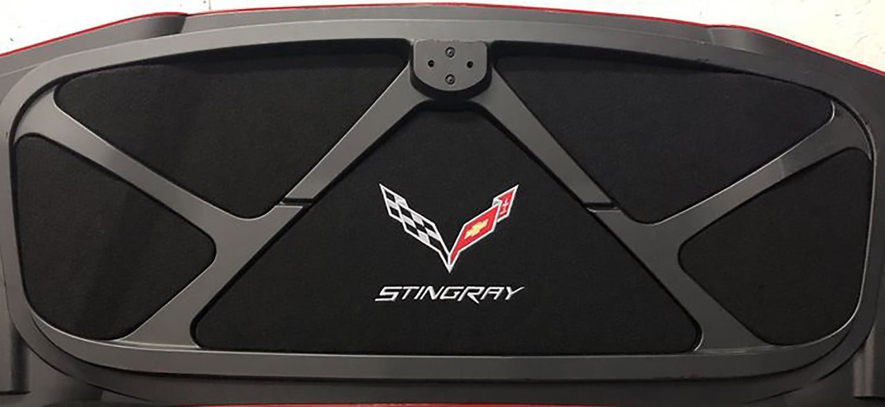 2014-2019 Corvette 5-Piece Trunk/Deck Lid Liner - C7 Crossflag Logo And "Stingray" Script - CA-67140-Corvette-Store-Online