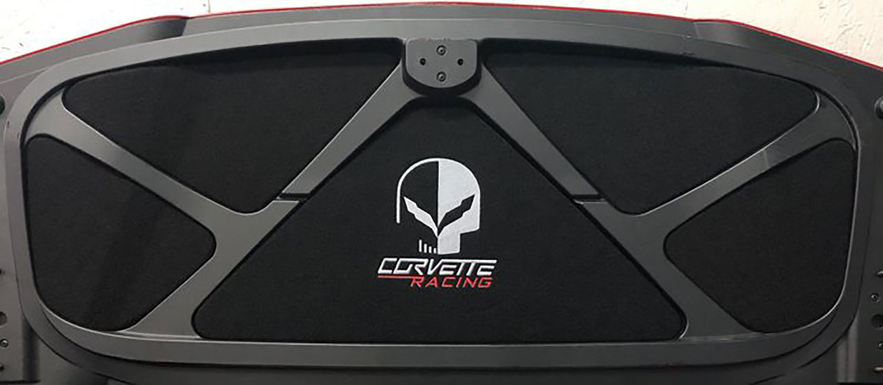 2014-2019 Corvette 5-Piece Trunk/Deck Lid Liner - Jake Skull And "Corvette Racing" Script - CA-67144-Corvette-Store-Online