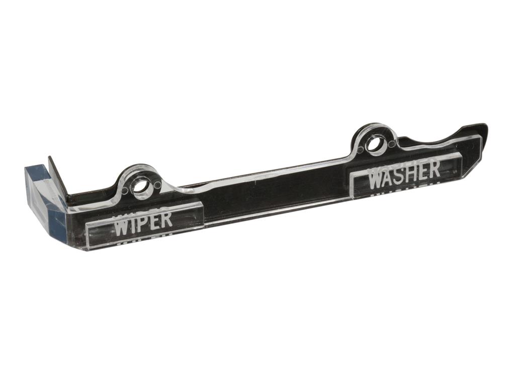 1973-1976 Corvette Windshield Wiper / Washer Switch Panel Indicator Lens With Backplate - CA-68132-Corvette-Store-Online