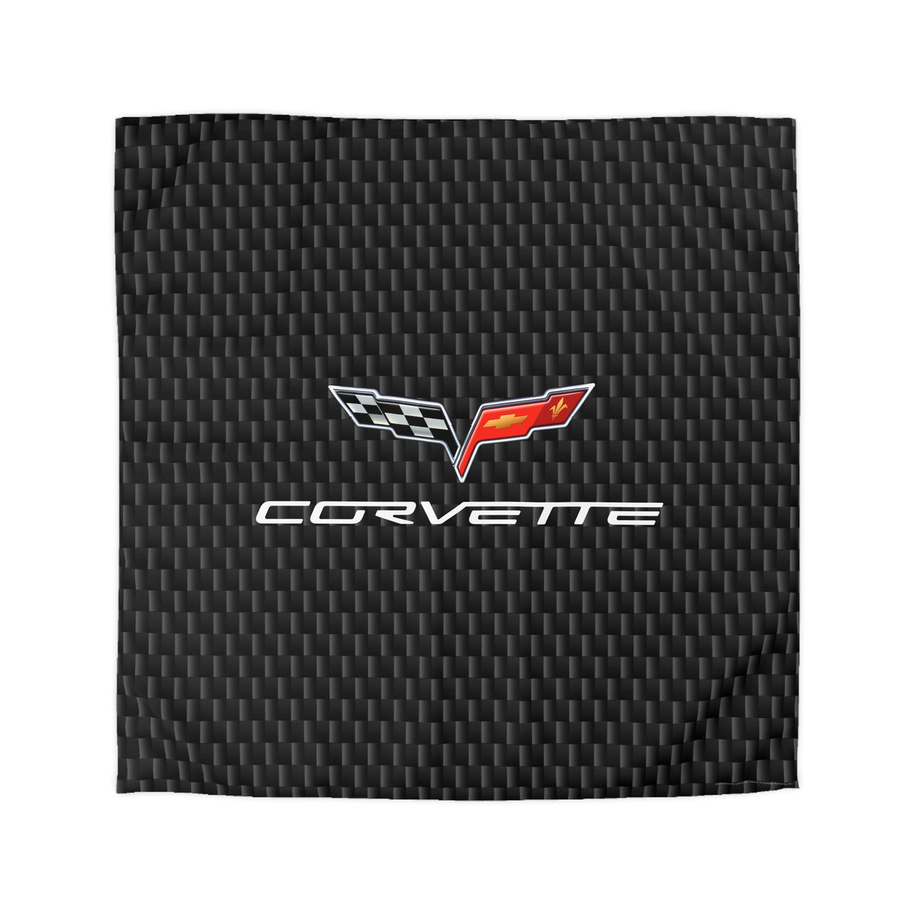 Corvette C6 Black Microfiber Carbon Duvet Cover – Sleek Style for Car Lovers