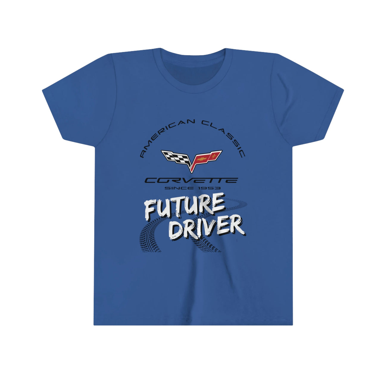 C6 Corvette Future Driver Youth Short Sleeve 100% Cotton Tee