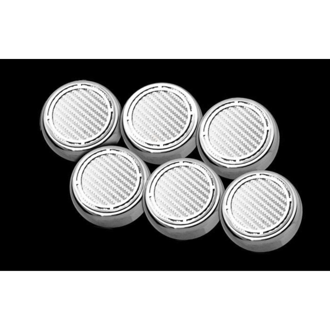 C5 Corvette and C6 Corvette Engine Fluid Cap Cover 6Pc Slotted Set