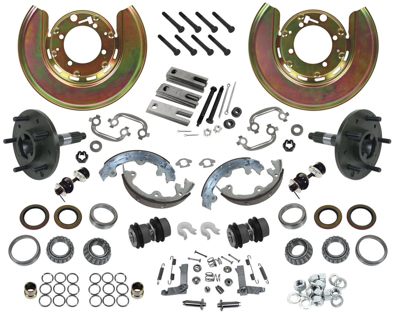 1975-1982 Corvette Trailing Arm & Parking Brake Rebuild Kit - W/New Spindles - CA-72072-Corvette-Store-Online