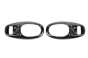1997-2004 Corvette Hydro Carbon Inside Door Handle Bezel Set - Matte Finish - CA-72093CM-Corvette-Store-Online