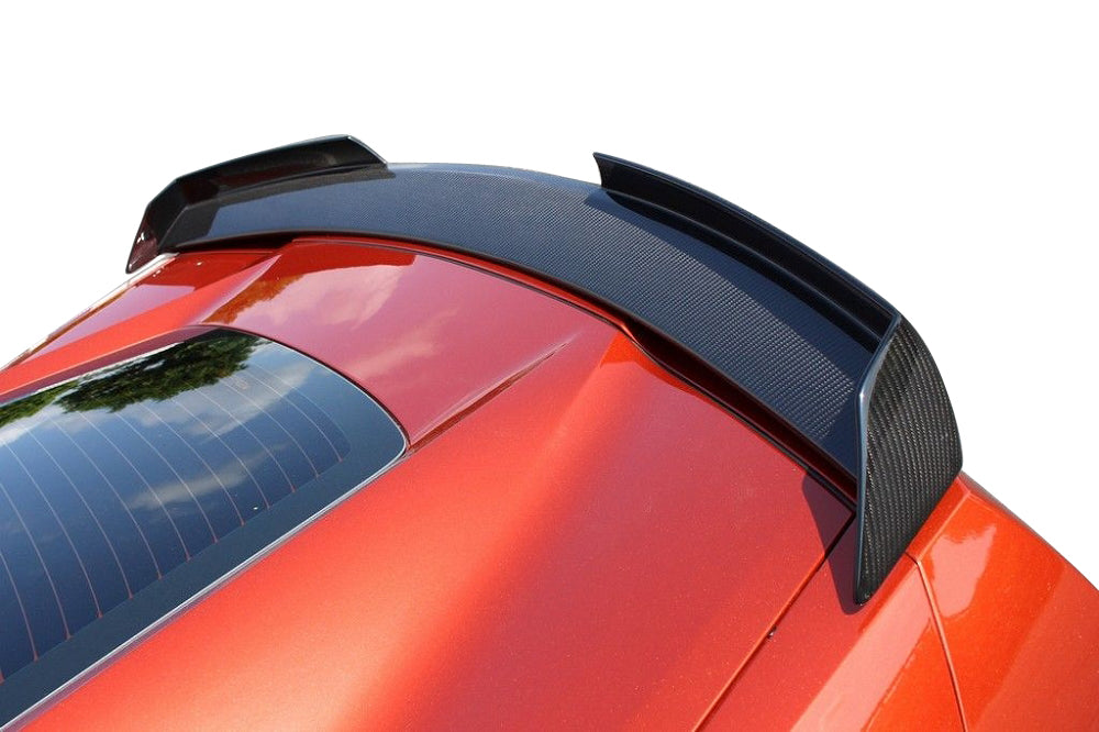 2014-2019 Corvette HYDRO CARBON STAGE 3 WICKER BILL SPOILER W/HARDWARE - DARK SMOKE - MATTE FINISH - CA-72990-Corvette-Store-Online